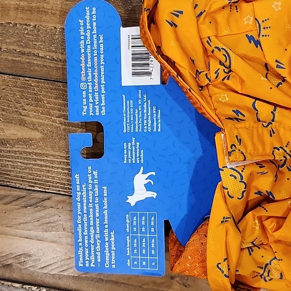 the Dodo Rainy Days Dog Raincoat, size Small - Picture 9 of 15